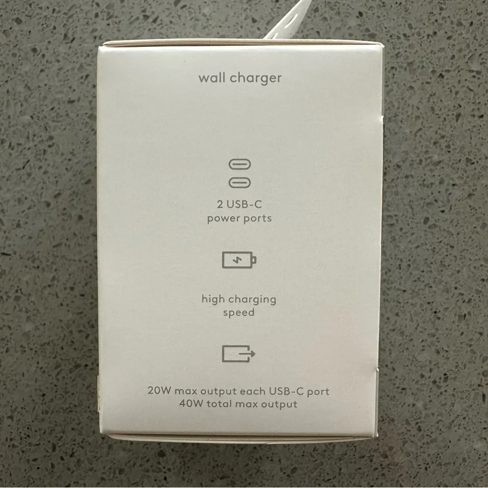 Heyday Chrome Wall Charger
